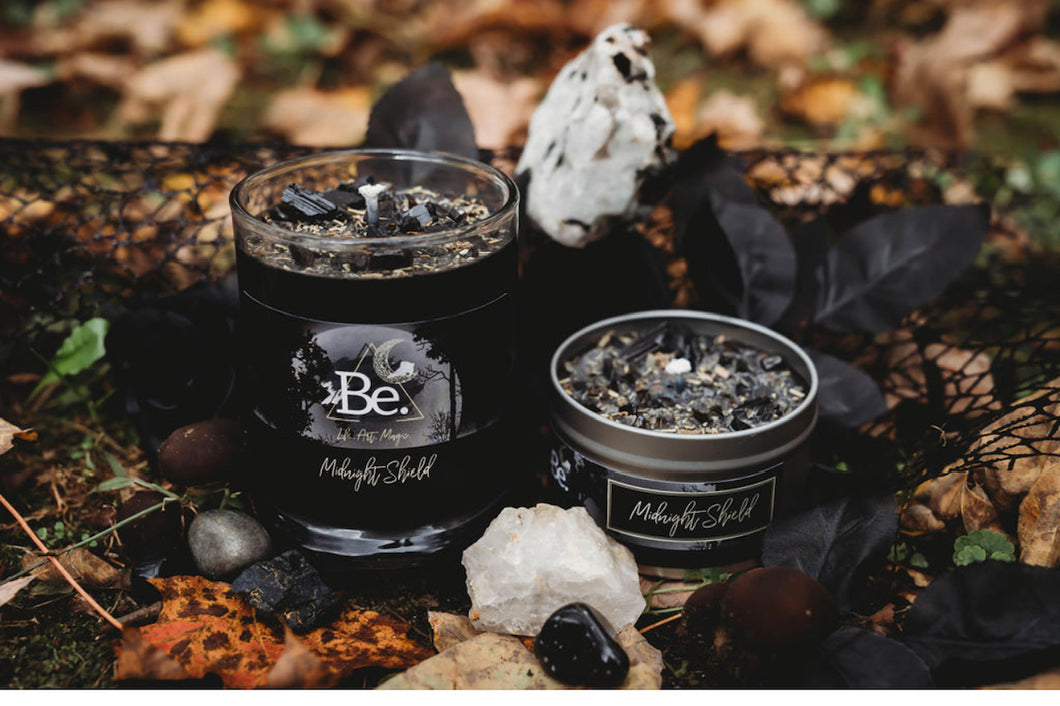 Midnight Shield Crystal Infused Candle Bundle