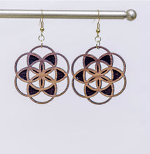Load image into Gallery viewer, Seed of Life Dangle Earrings
