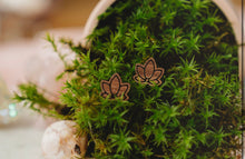 Load image into Gallery viewer, Magical Wood Stud Earrings
